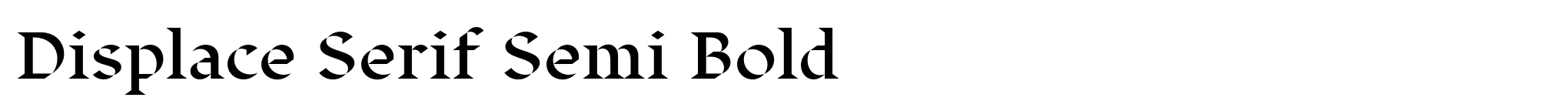 Displace Serif Semi Bold image